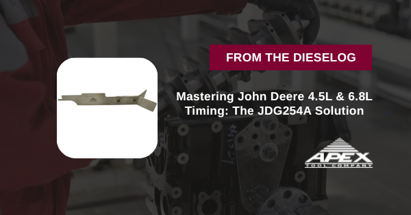 Mastering John Deere 4.5L & 6.8L Timing: The JDG254A Solution